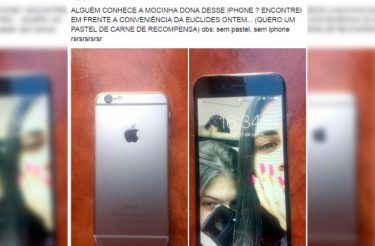 Jovem encontra Iphone, mobiliza a internet pra achar a dona e pede um pastel de carne como recompensa!