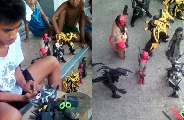 Este homem transforma chinelos velhos em figuras de ação e o resultado é impressionante