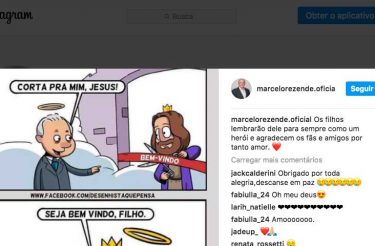 Última postagem do perfil oficial de Marcelo Rezende no Instagram emociona fãs