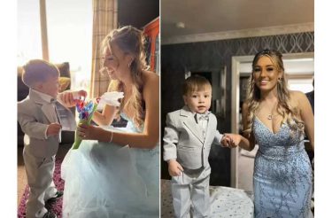 Sem babá, mãe leva filho como seu par em festa de formatura e conquista web