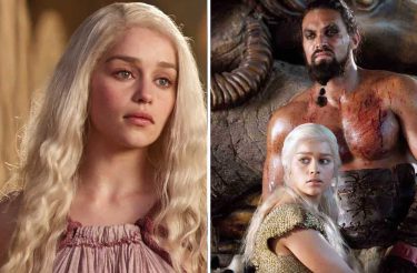 Emilia Clarke confessou que chorou com Jason Momoa antes de fortes cenas em Game of Thrones