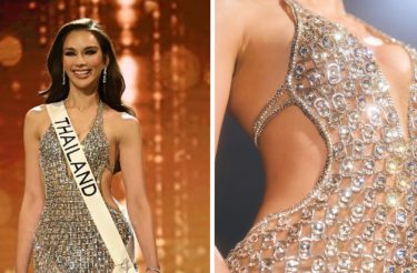 Miss Tailândia homenageou pai catador de lixo e usou vestido feito de latinhas