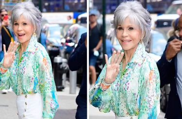 Elegância e cabelos grisalhos: Jane Fonda parece natural aos 84 anos. Parou de tingir anos atrás