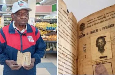 Aos 104 anos, Vô Bernardo esbanja disposição e vitalidade trabalhando em mercado