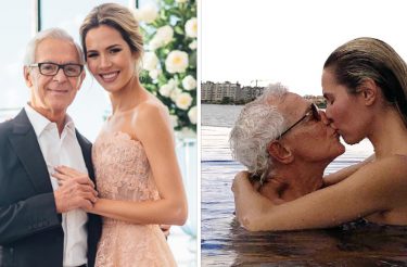 A história da modelo de 30 anos que se casou por amor com um milionário de 73 anos