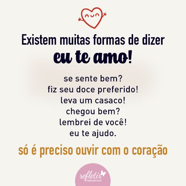 Frases de Carinho